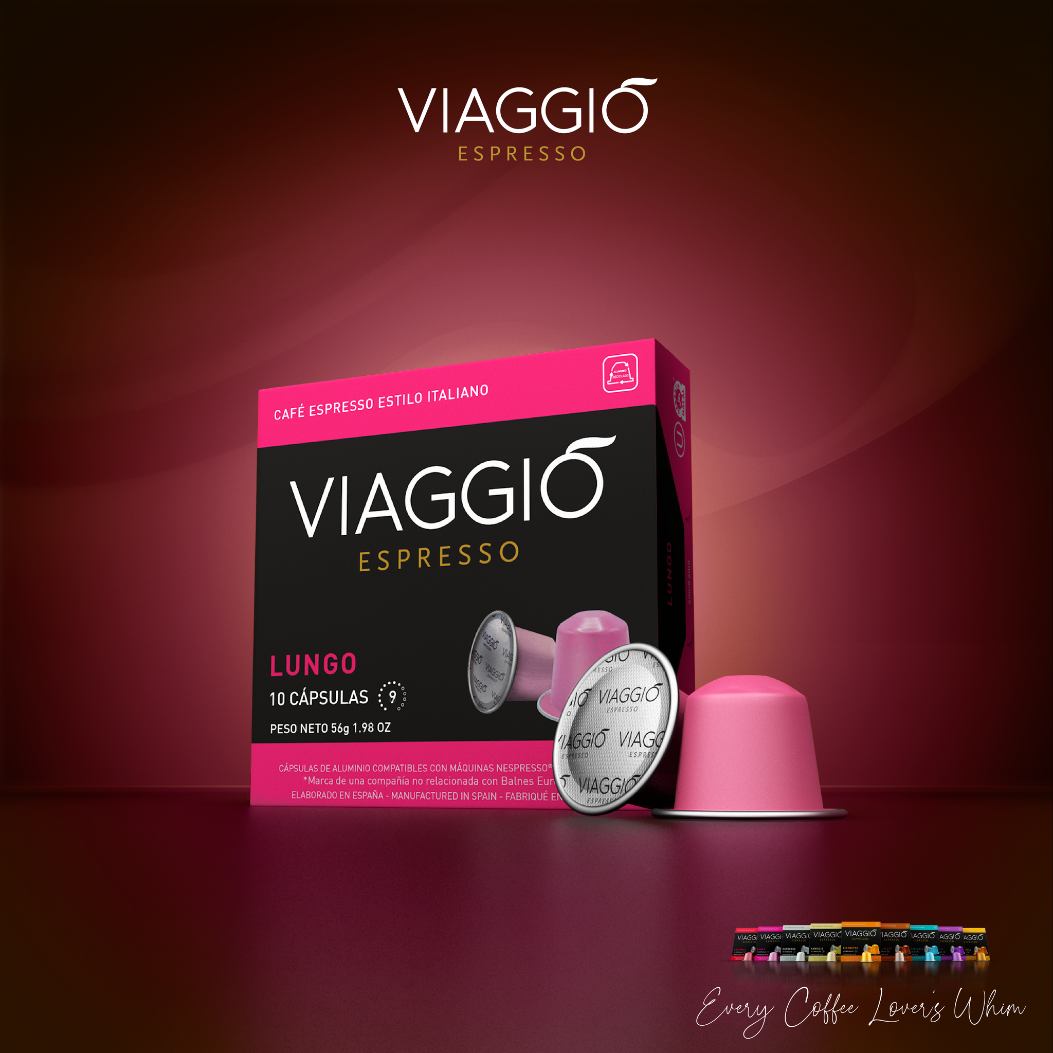 לונגו | 60 קפסולות תואמות נספרסו