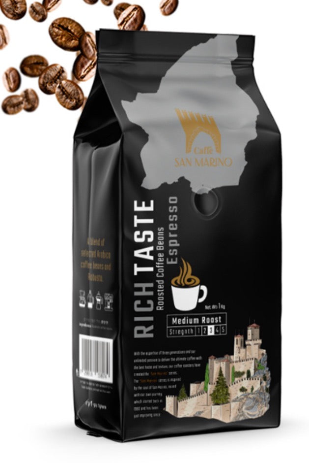 סן מרינו שחור | 1 ק"ג פולי קפה